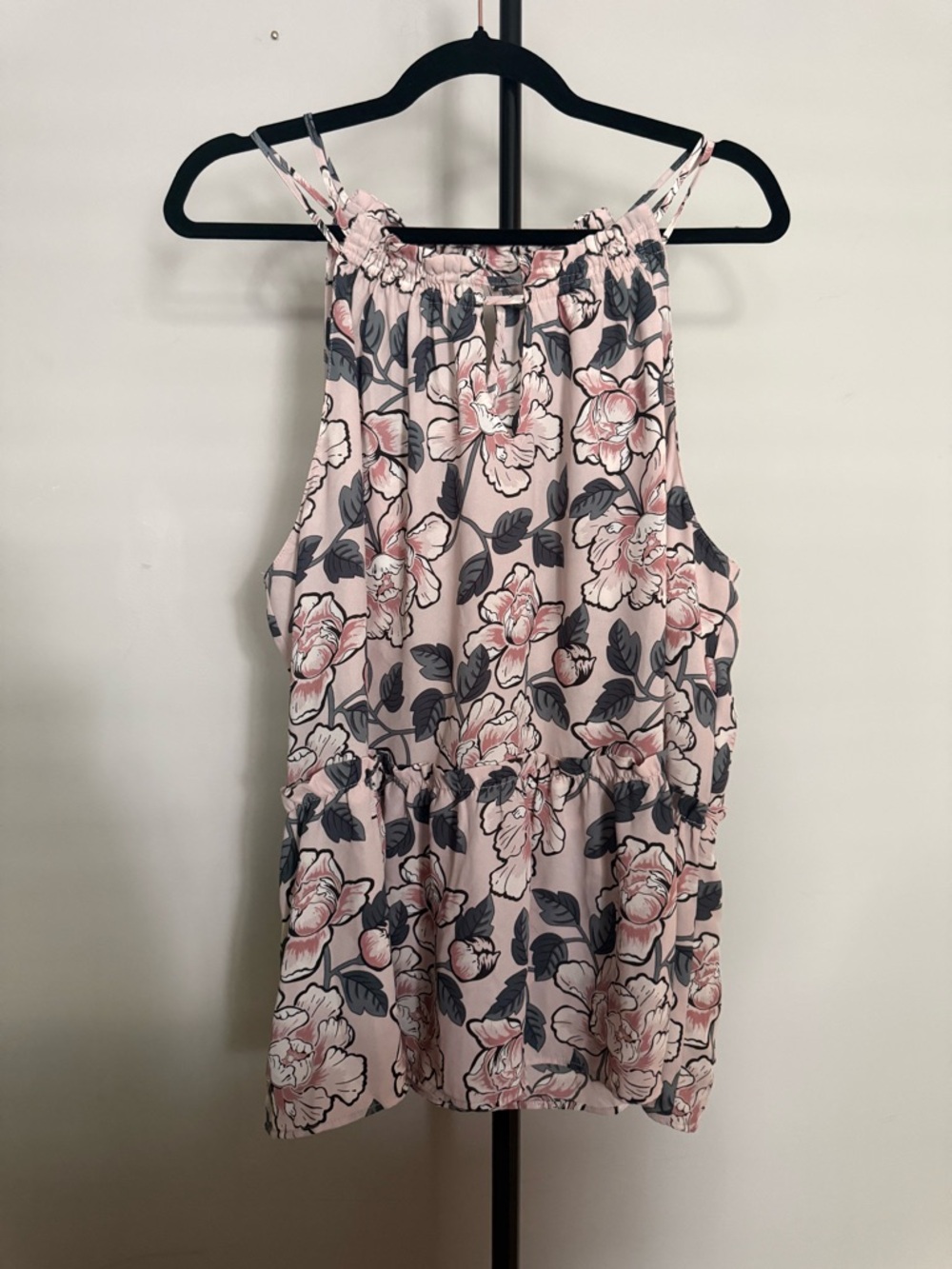 Loft Women’s Pink Floral Halter Top